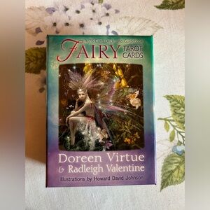 Doreen Virtue Fairy Tarot Cards - Purple Multicolor Deck